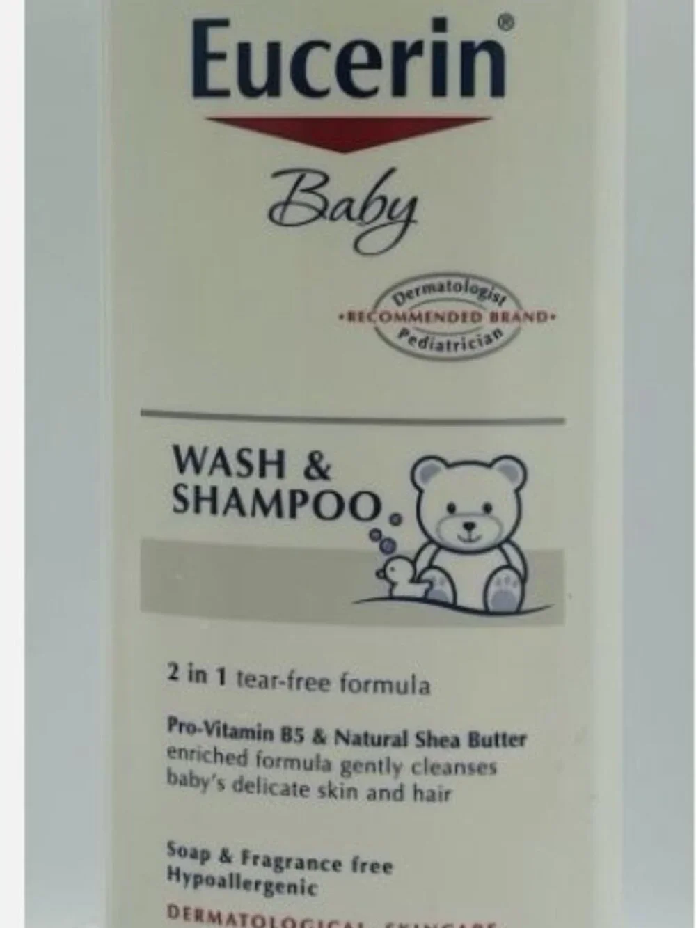 Eucerin Baby Wash & Shampoo 2-in-1 Delicate Sensitive Skin Tear-Free 13.5oz 400m